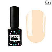 Гель-лак Kira Nails №011 - бледный розовый, 6 мл