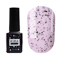 Гель-лак Kira Nails Чіа Пудинг №002 Йошта (з крихтою), 6 мл