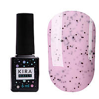 Гель-лак Kira Nails Чіа Пудинг №003 Малина (з крихтою), 6 мл