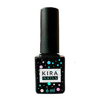 Топ Kira Nails No wipe Top Coat закрепитель для гель-лака без липкого слоя, 6 мл