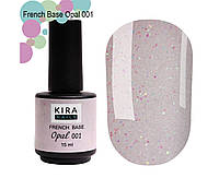 Камуфлирующая (френч) база для гель-лака Kira Nails French Base Opal № 001