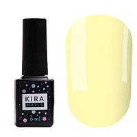 Кольорова база для нігтів Kira Nails Color Base 004 (банановий жовтий), 6 мл