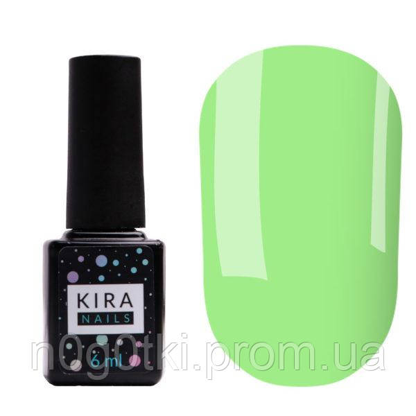 Кольорова база для нігтів Kira Nails Color Base 006 (лаймовий), 6 мл