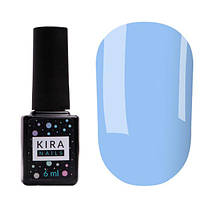 Цветная база для ногтей Kira Nails Color Base 007 (лазурный), 6 мл