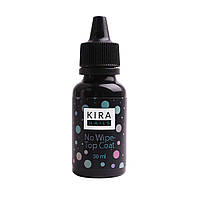 Топ Kira Nails No wipe Top Coat закріплювач для гель-лаку без липкого шару, 30 мл