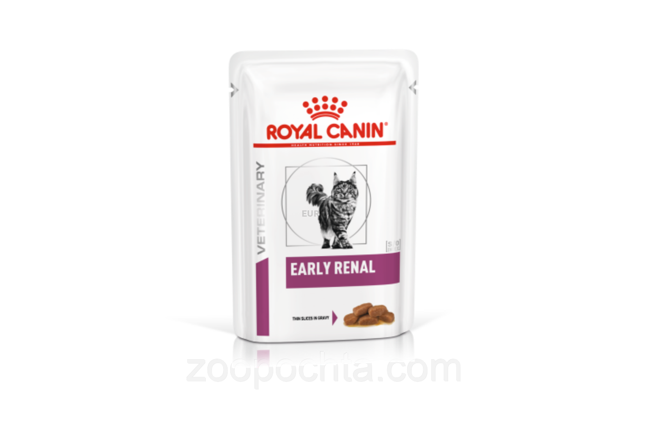 Вологий лікувальний корм Royal Canin Early Renal (Роял Канін Ерли Ренал) для кішок 85 гр * 12 шт.