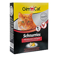 Витаминные лакомства для кошек GimCat (ДжимКет) Schnurries Курица 420г/650 шт