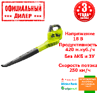 Аккумуляторный садовый пылесос RYOBI OBL1820H