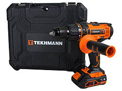 Шуруповерт акумуляторний Tekhmann TCD-60/i20 kit : 20 | 60 Нм