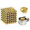 Магнітний конструктор антистр 216 кульок Нео NeoCube Золотой, Нео куб, Головоломка нео куб TP-372 магніт 5мм, фото 8