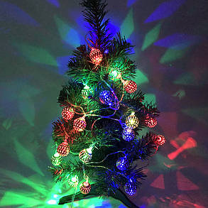 Гірлянда штора, Проста електрична гірлянда, Гірлянда лампочки на ялинку, Яскрава LY-788 новорічна гірлянда, фото 1