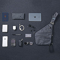Сучасна сумка месенджер Cross Body, Чоловіча сумка барсетка, Сумка для PD-758 повсякденного життя, фото 5