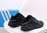 Чоловічі кросівки Adidas Niteball Black, чорні кросівки адідас найтбол, фото 6