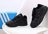 Чоловічі кросівки Adidas Niteball Black, чорні кросівки адідас найтбол, фото 4