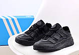 Чоловічі кросівки Adidas Niteball Black, чорні кросівки адідас найтбол, фото 2