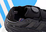 Чоловічі кросівки Adidas Niteball Black, чорні кросівки адідас найтбол, фото 8