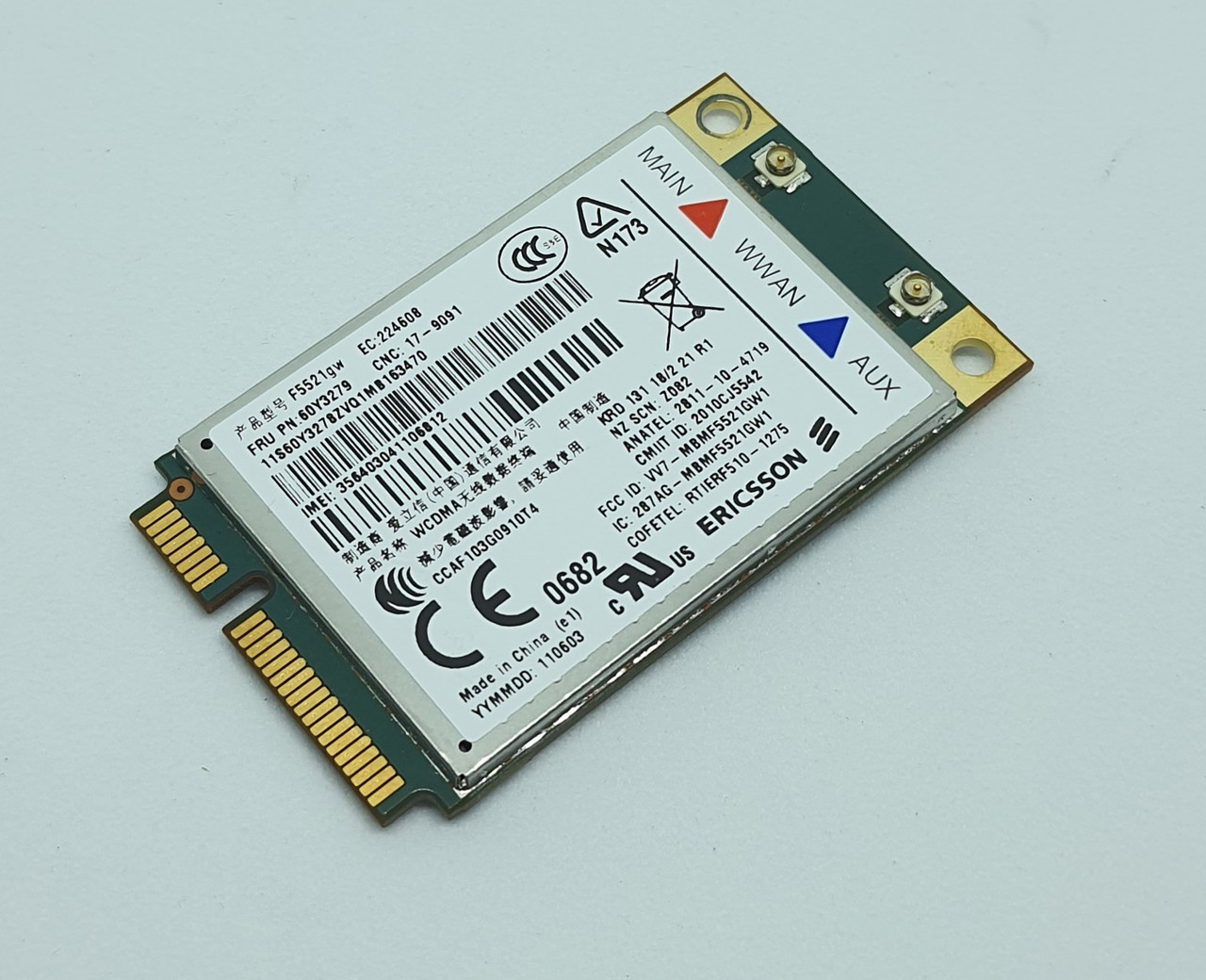 3G Модем Ericsson F5521gw для ноутбука Lenovo ThinkPad E520, E525