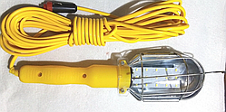 Автопереноска 12V в прикурювач, 10м жовта LED ( авто переноска )