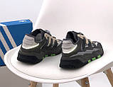 Чоловічі кросівки Adidas Niteball Grey Five Black, сірі кросівки адідас найтбол, фото 5