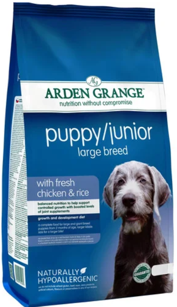 Arden Grange (Арден Грендж ) Puppy Junior Large Breed Корм для цуценят і молодих собак юніорів великих порід, 6