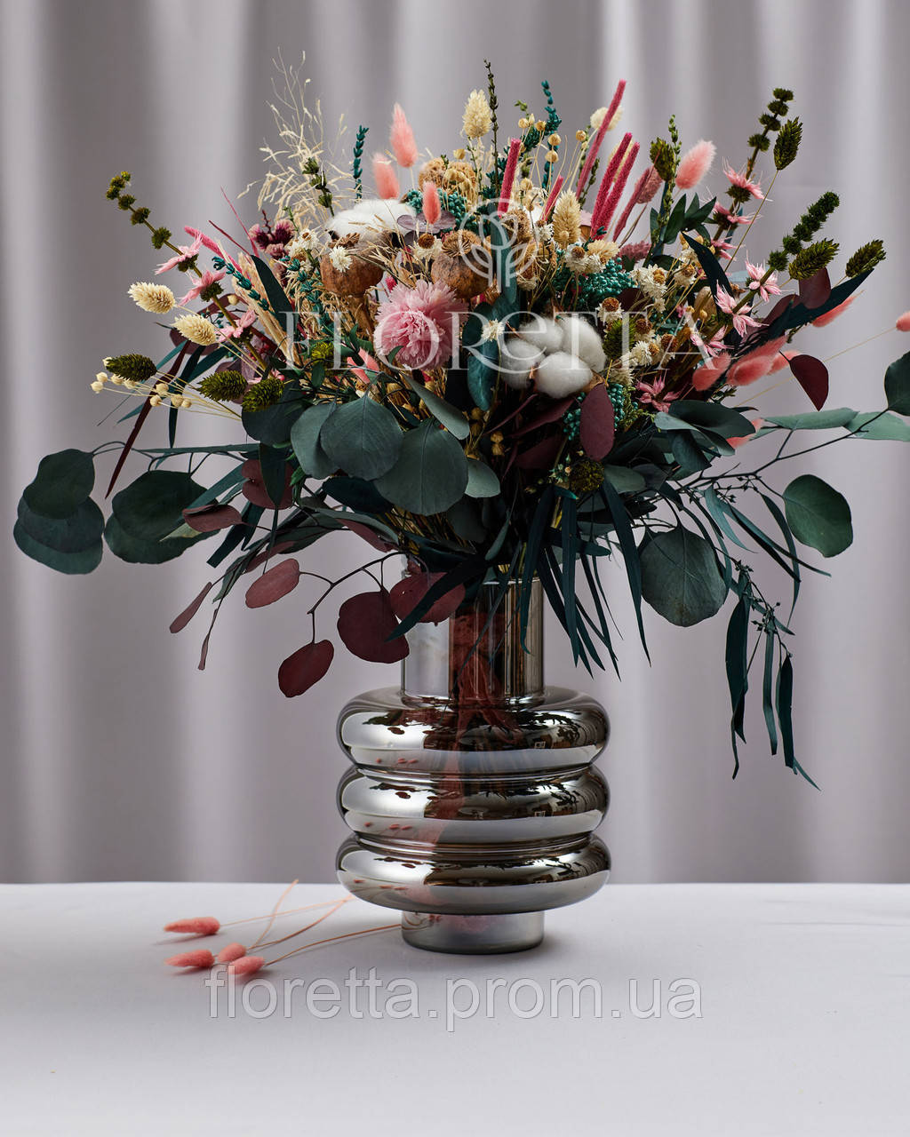 Букет «Импровизация». Букет Из Живых Стабилизированных Цветов. — Купить ...