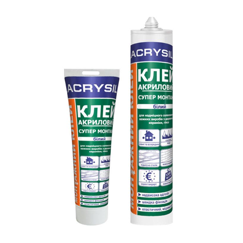 Клей акриловий "Супермонтаж" Lacrysil