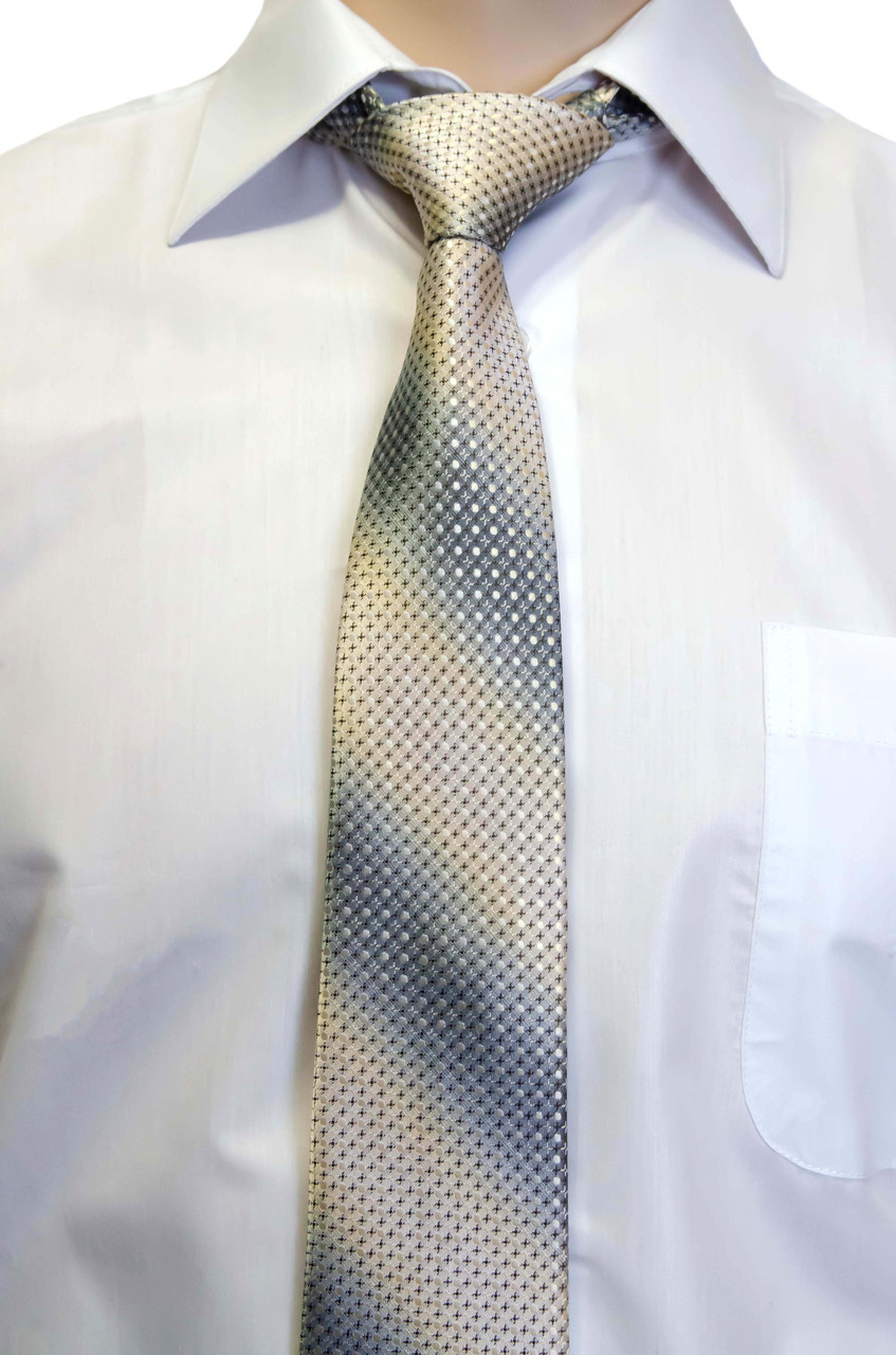 Чоловіча краватка Roberto Gabanni. Класична. Бежева. Ручна робота