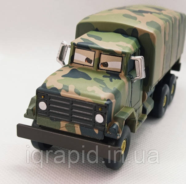 Тачки 2:нди Герсдейл. Машинка из мультика Тачки Енді. Disney Pixar Cars Andy Gearsdale Military Army Truck