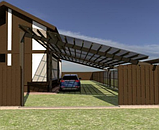 Навіс для автомобіля по дизайн-проекту у європейському стилі, фото 10