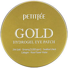 Гідрогелеві патчі для очей Petitfee "Gold Hydrogel Eye Patch" із золотом (60 шт)