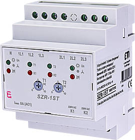 Реле автоматичного виключання резерву ETI SZR-1ST 3*400V/230V+N AC 3F 8A 2P 2471510