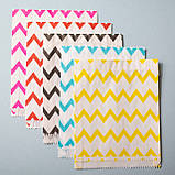 Паперові пакети подарункові 170*30*230 мм Крафт пакет білий з малюнком маленький Пакети упаковочні святкові, фото 3