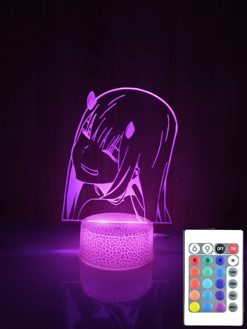 Zero Two Зеро Ту 02 Світильник-нічник підставка "Крекл", фото 1