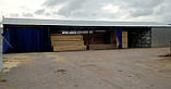 Навіс промисловий із профільованого листа для виробництва або складу, фото 2