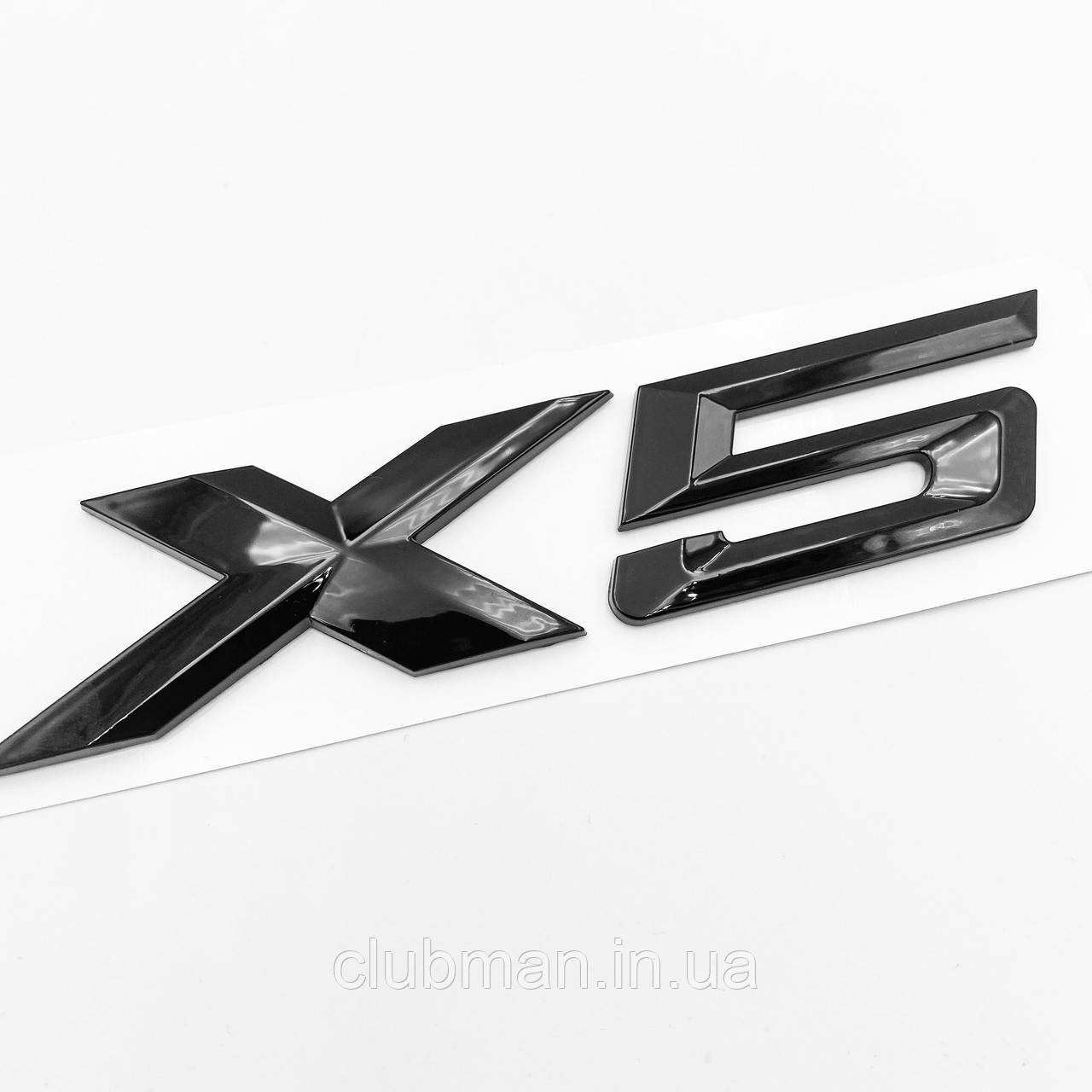 Емблема (наклейка, шильдик, логотип, літери) кришки багажника X5 BMW (БМВ) Чорний глянець