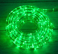 Уличная новогодняя гирлянда на 8 метров Xmas Rope Light G Зеленая, светодиодная гирлянда на улицу (NS)