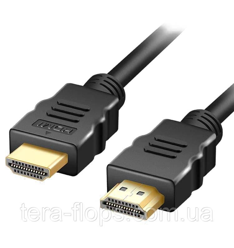 Кабель Grand-X (HDP-4K) HDMI-HDMI, 4K, Cu, 1.5м, чорний (D)