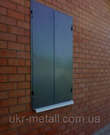 Ставні металеві віконні для вікон та дверей - фото 3 - id-p955851665