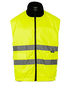 Жилет сигнальний двосторонній утеплений світловідбивний Sizam Leicester M