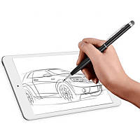 Стилус для малювання 2в1 для мобільних пристроїв Black