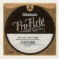 Струна D'Addario J4501 Pro-Arte Clear 1st Nylon String Normal Tension (классика)