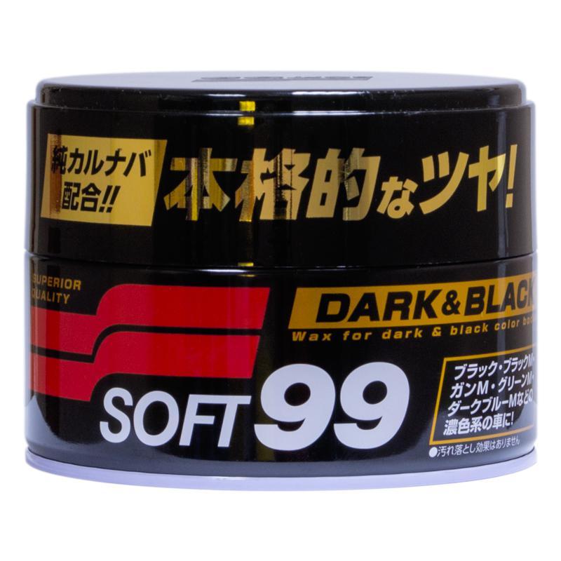 Базовий захисний віск SOFT99 NEW Black & Dark Wax 300г
