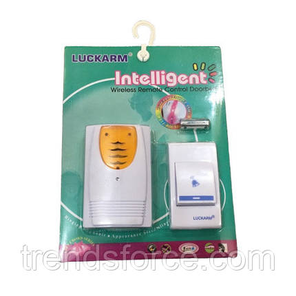 Бездротовий дверний дзвінок на батарейках Luckarm Intelligent 82033663, фото 1