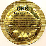 Презервативи ONE Legend XL удлинненые латексні американські за 1шт, фото 3