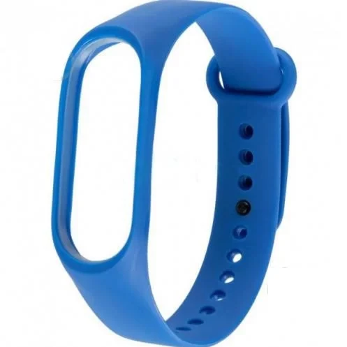 Силіконовий Браслет Xiaomi Mi band M5 M6 Ремінець для Смарт-Гасів (світло-синій)