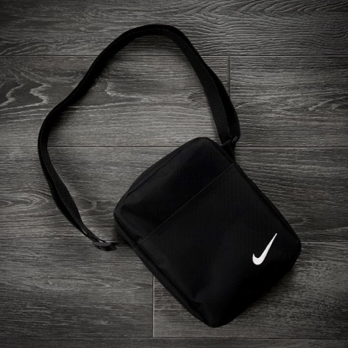 Чорна барсетка Nike, сумка через плече найк