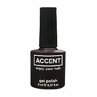 Топ без липкого слоя No Wipe top coat with UV-filtres Accent, 8 мл