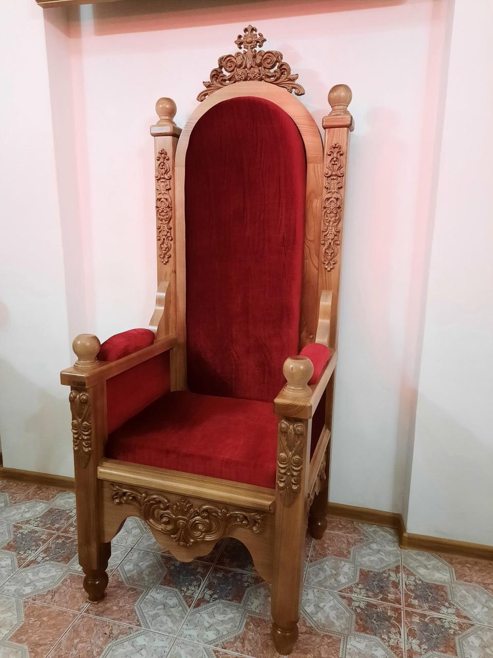 Трон для Владики, тонування під лак., фото 1