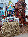 Шопка вертеп "Христос Рождається" (75*21*90 висоти), фото 9