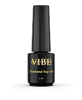Закрепитель для гель-лака VIBE Diamond Rubber Top 5 мл (16102Gu)
